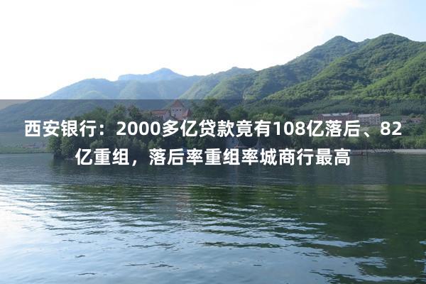 西安银行：2000多亿贷款竟有108亿落后、82亿重组，落后率重组率城商行最高